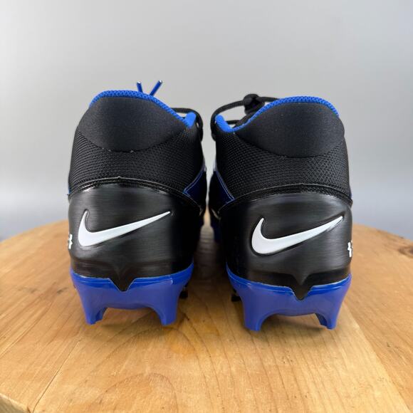 Nike Alpha Menace 4 Pro Mens Size 14 Football Cleats Blue Black FZ7702-001 NEW - Picture 4 of 9